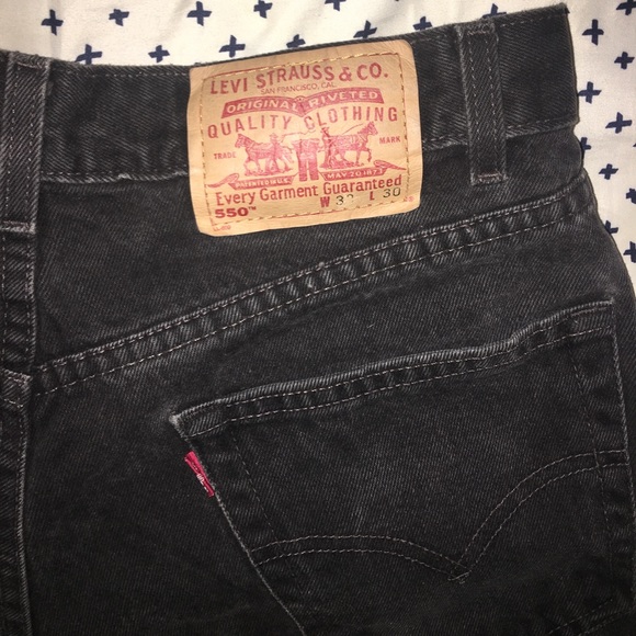Black Levi’s Shorts - Picture 2 of 2